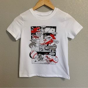 Cat & Jack Dinosaur Baseball T-Shirt Boys Size Small NWT